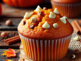 muffin senza glutine alla zucca e cioccolato bianco per un autunno dolce e goloso