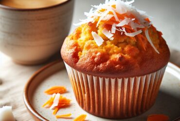 muffin senza glutine alla carota e cocco per una colazione esotica e nutriente