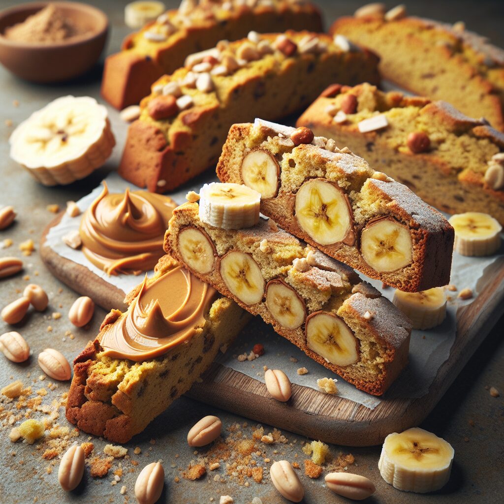 biscotti senza glutine al burro di arachidi e banana per snack energetici