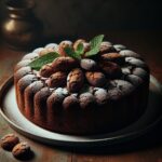 torta senza glutine al cioccolato e amaretti per un dessert italiano ispirato