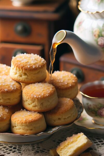 biscotti senza glutine al burro e zucchero di canna per tea time dolce