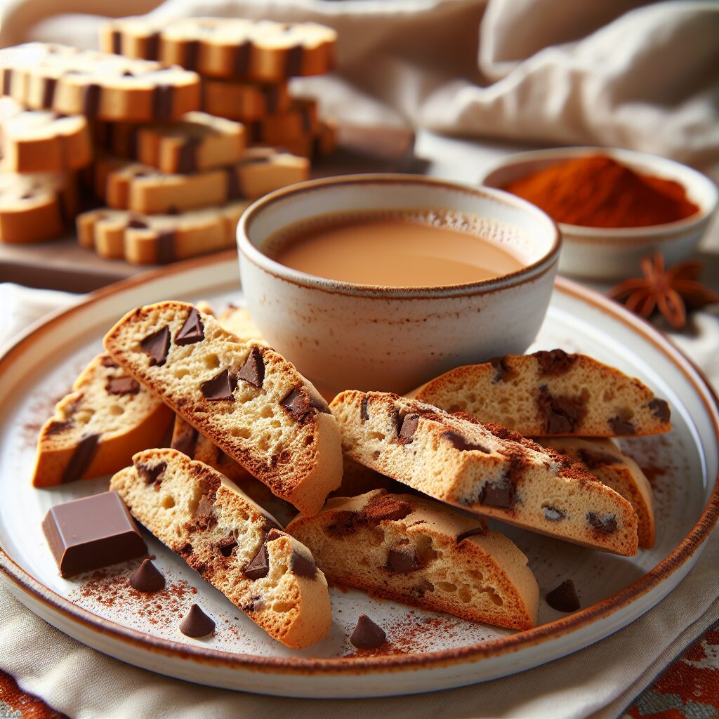 biscotti senza glutine al tè chai e cioccolato per merende speziate e golose