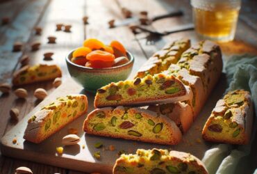 biscotti senza glutine al pistacchio e albicocca per uno snack estivo e nutriente