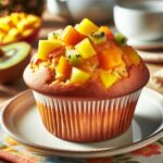 muffin senza glutine ai frutti tropicali per colazioni esotiche