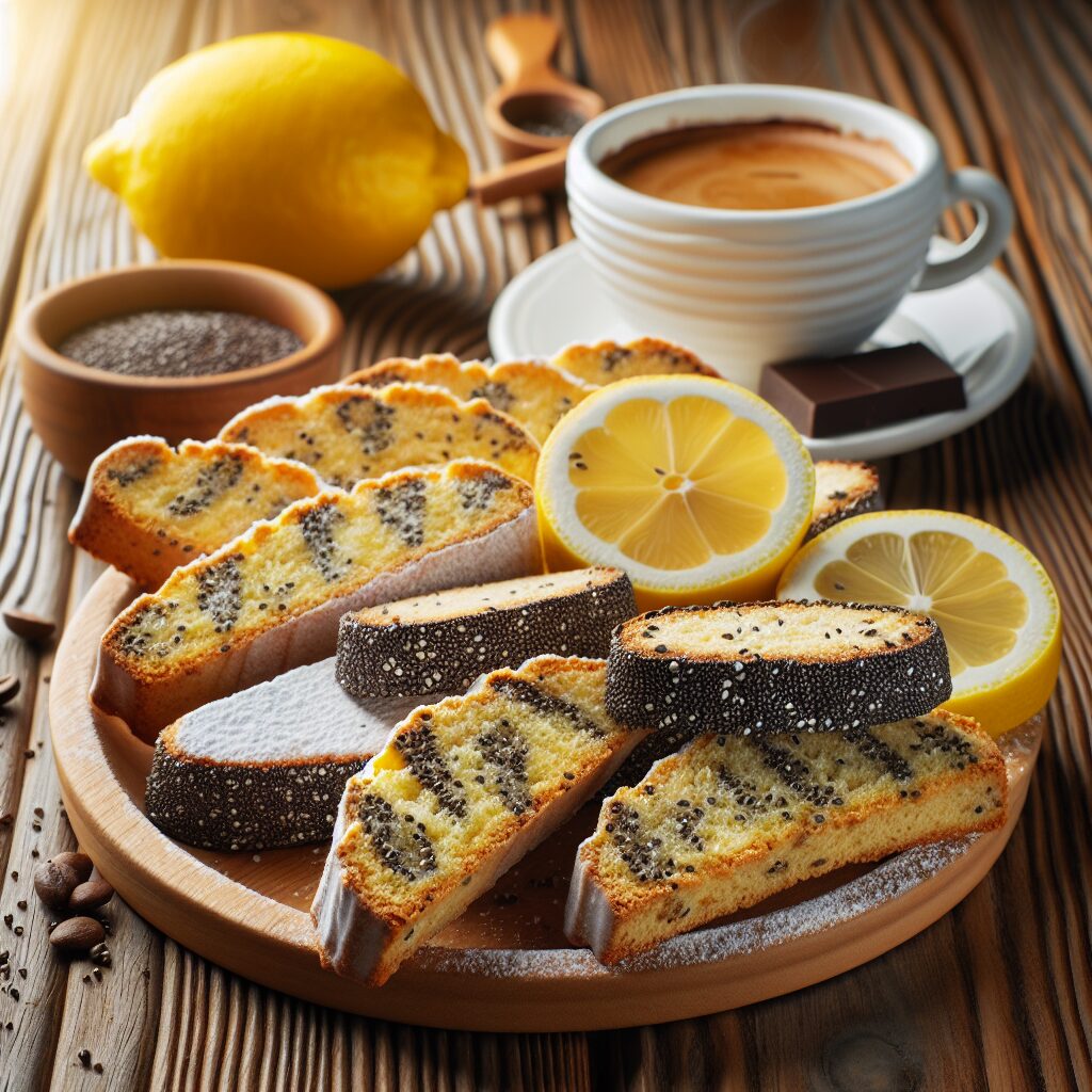 biscotti senza glutine al limone e semi di chia per snack salutari