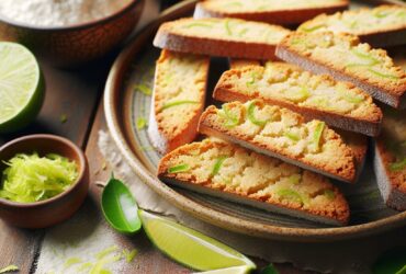 biscotti senza glutine alla farina di cocco e lime per merende fresche