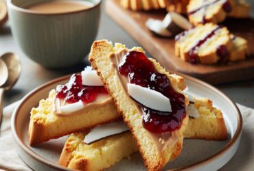 biscotti senza glutine al burro di cocco e marmellata per uno snack dolce e confortevole