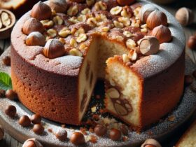 torta senza glutine alla nocciola e caffè per dolci intensi