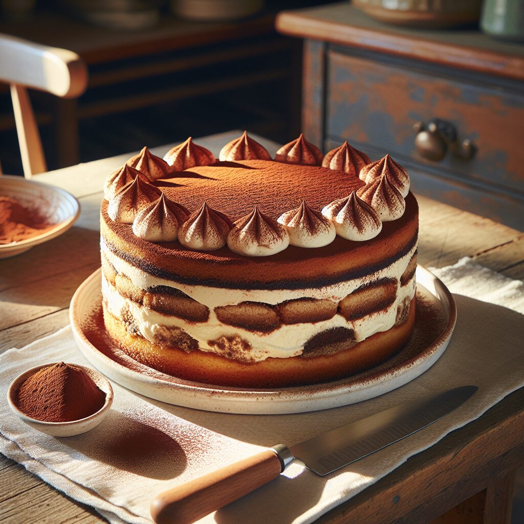 torta senza glutine al tiramisù per dessert italiano classico