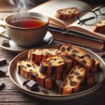 biscotti senza glutine al tè nero e cioccolato per una merenda energizzante