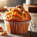 muffin senza glutine alla carota e noce per colazioni nutrienti