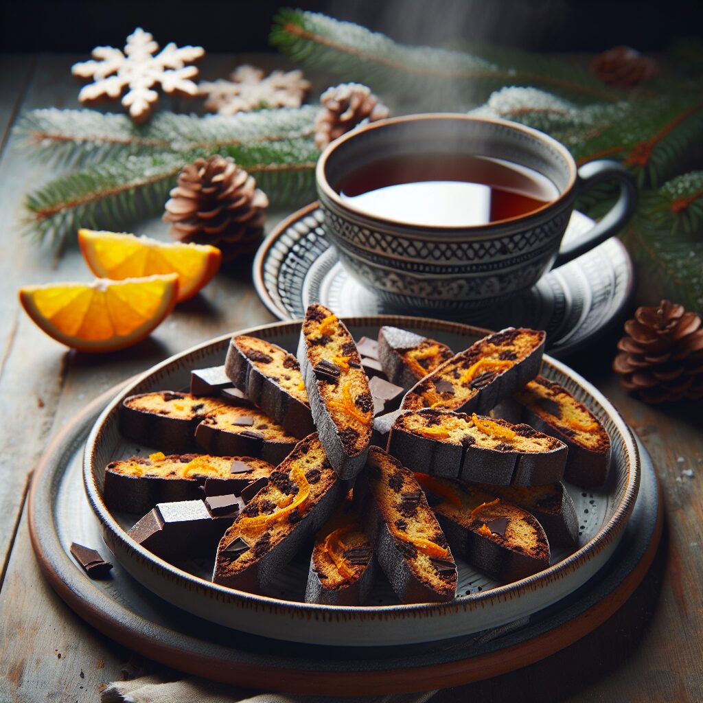 biscotti senza glutine al cioccolato e arancia per merende invernali