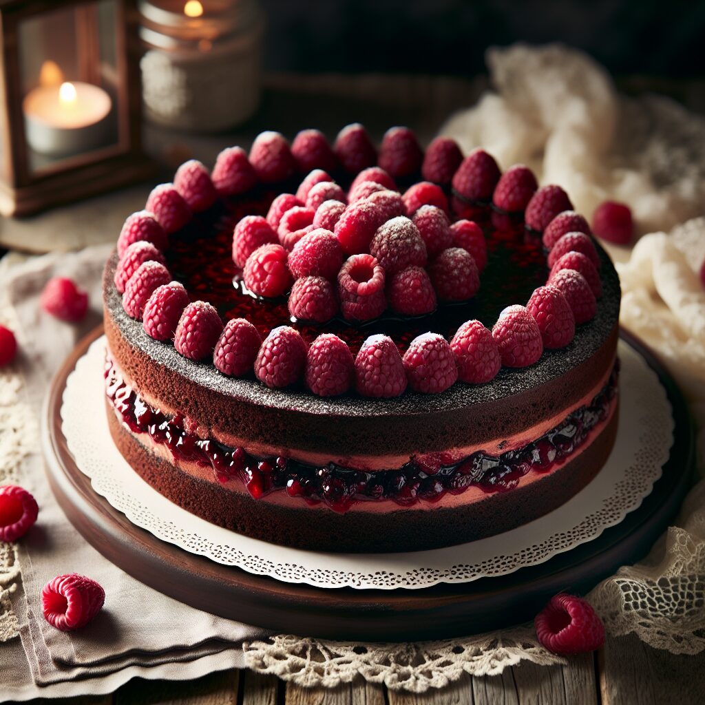 torta senza glutine ai lamponi e cioccolato fondente per un dessert romantico e gustoso