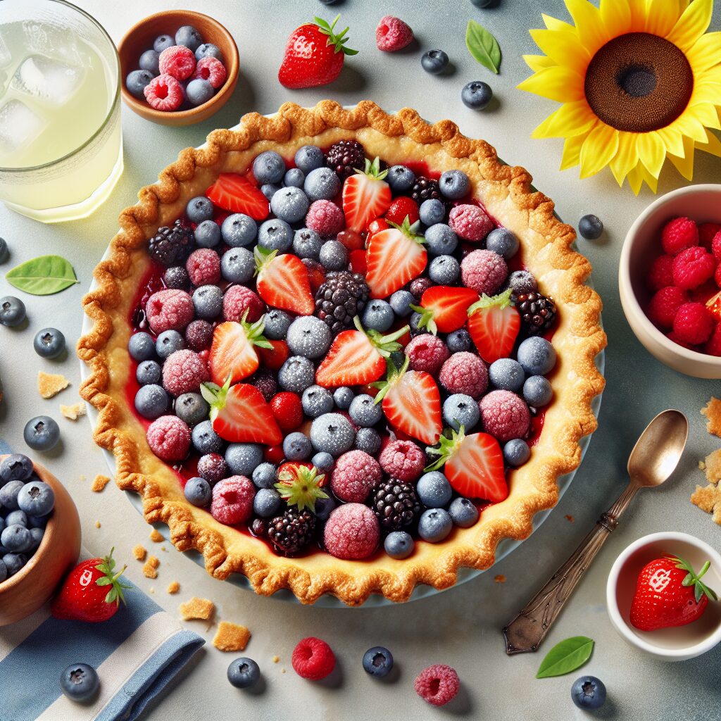 torta senza glutine ai frutti di bosco per dessert estivi