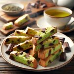 biscotti senza glutine al tè verde e cioccolato per snack originali