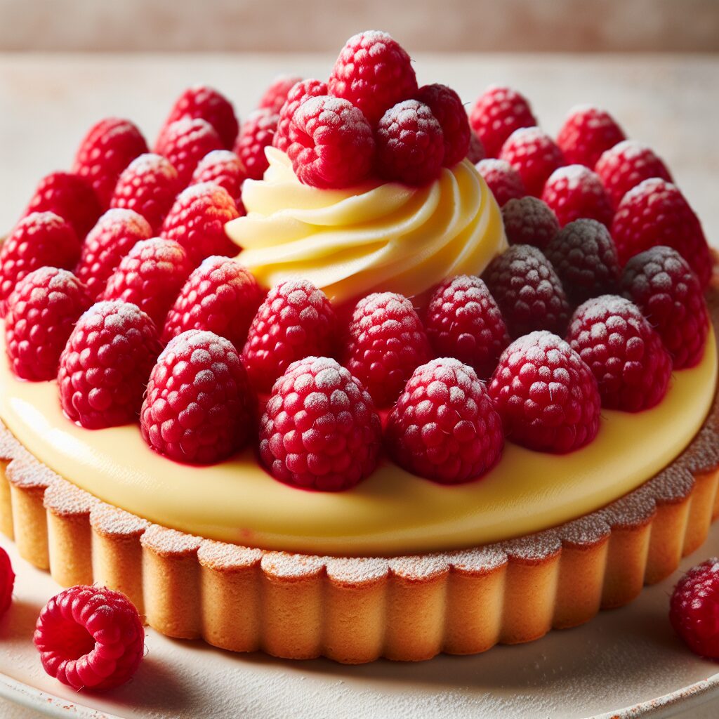 torta senza glutine ai lamponi e crema pasticcera per celebrazioni speciali