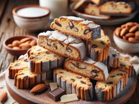 biscotti senza glutine al burro di cocco e cioccolato per uno snack esotico