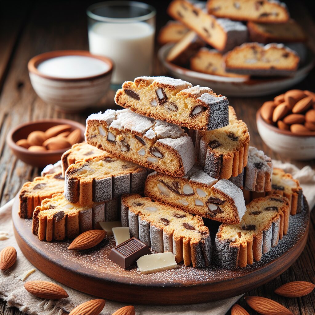 biscotti senza glutine al burro di cocco e cioccolato per uno snack esotico