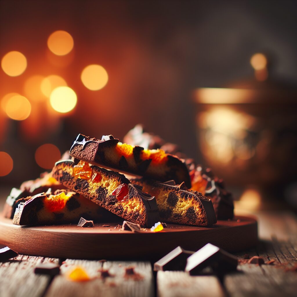 biscotti senza glutine al cioccolato fondente e arancia per merende chic