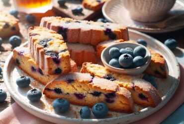 biscotti senza glutine alla farina di cocco e mirtilli per snack estivi