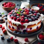 torta senza glutine ai frutti di bosco e yogurt greco per un dolce leggero e salutare