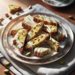 biscotti senza glutine al pistacchio e cioccolato bianco per merende lussuose