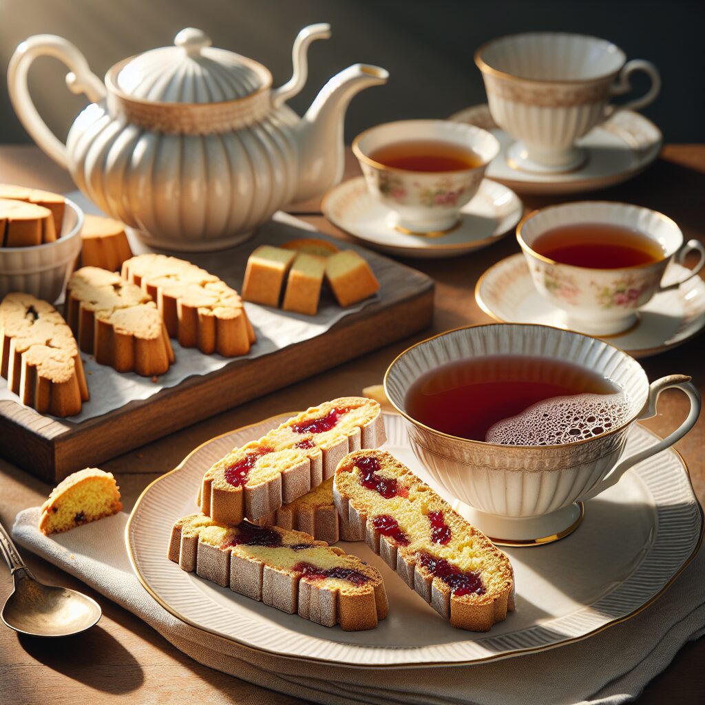 biscotti senza glutine al burro e marmellata per tea time classico