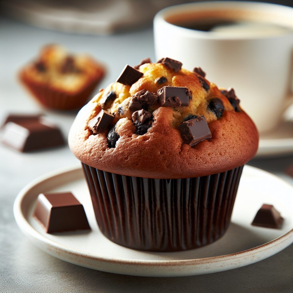 muffin senza glutine alla banana e cioccolato per colazioni golose