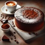 torta senza glutine al cioccolato e caffè per amanti dell'espresso