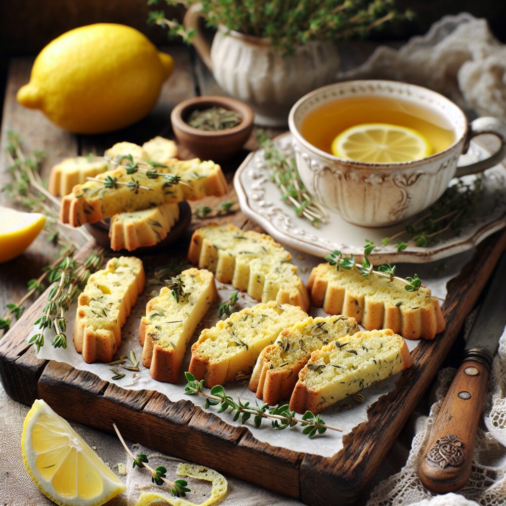 biscotti senza glutine al limone e timo per merende aromatiche