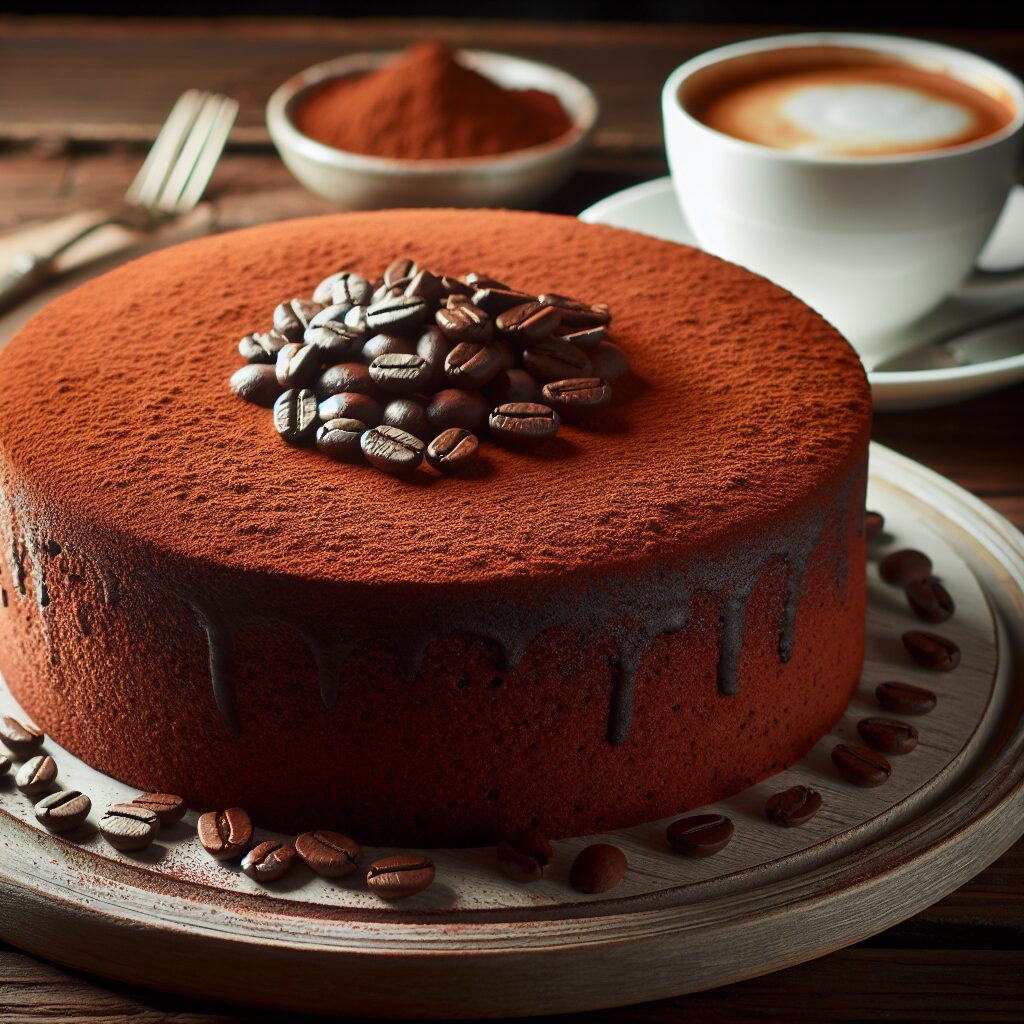 torta senza glutine al caffè e cioccolato per amanti del caffè