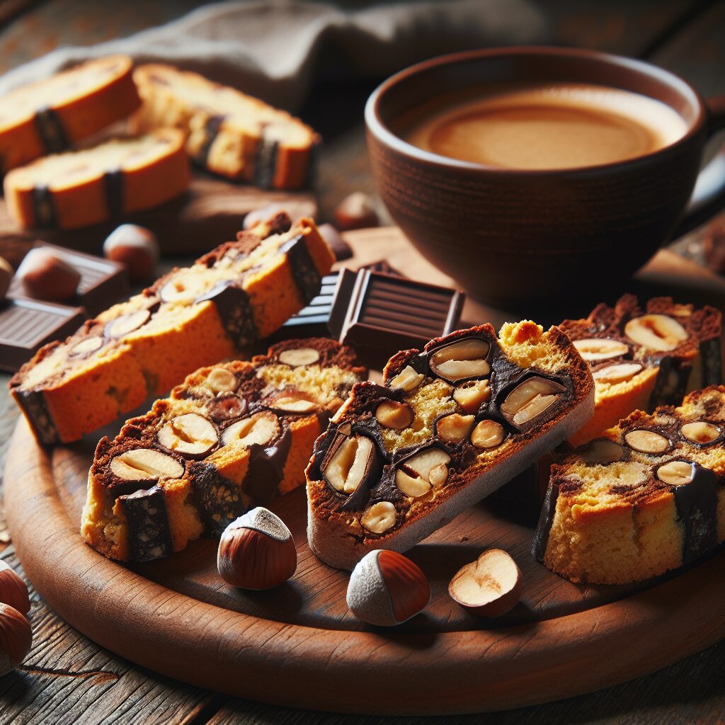 biscotti senza glutine alla nocciola e cioccolato per merende ricche