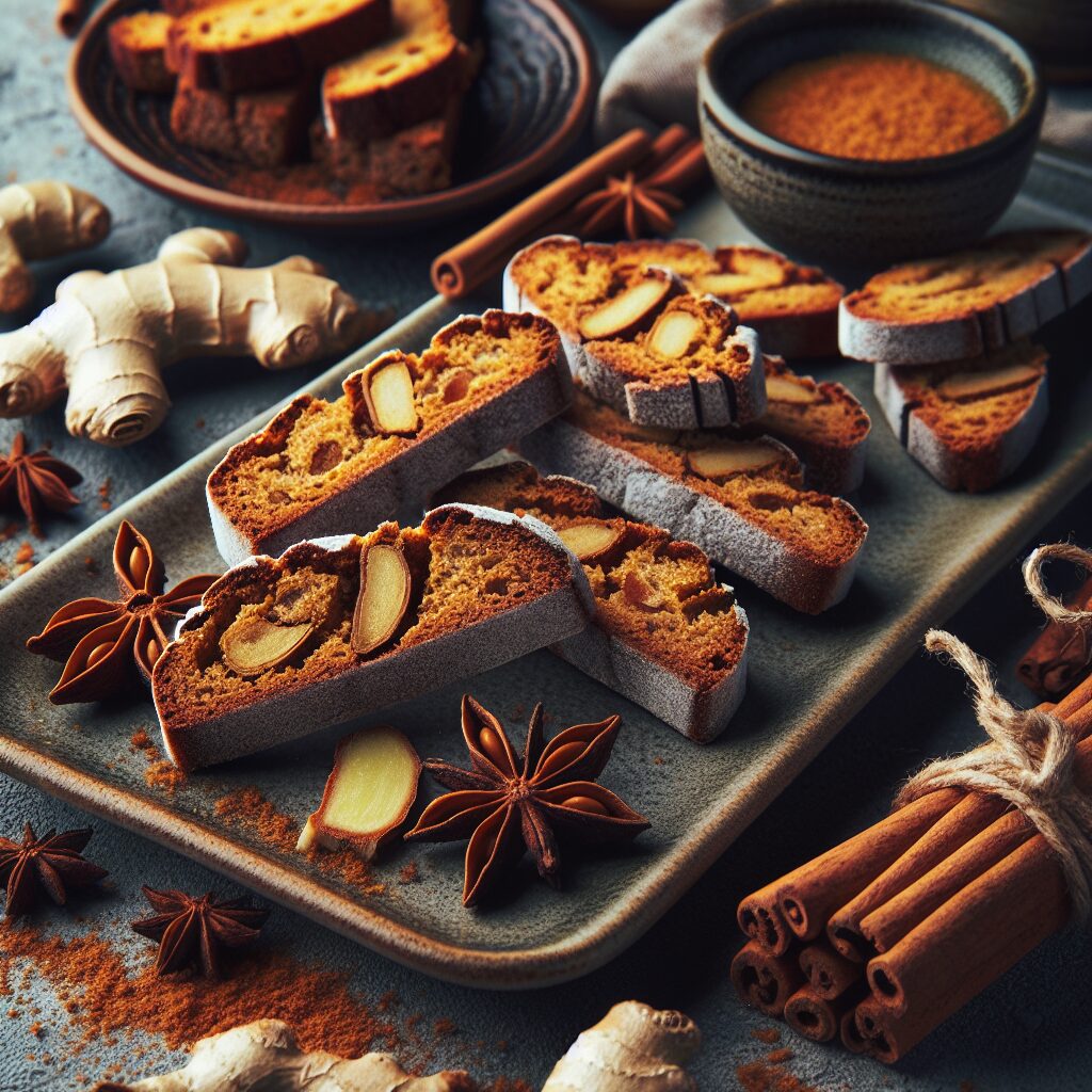 biscotti senza glutine alla cannella e zenzero per dolci speziati