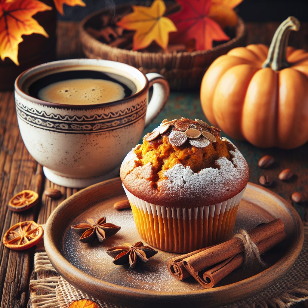 muffin senza glutine alla zucca e cannella per una colazione autunnale dolce e speziata