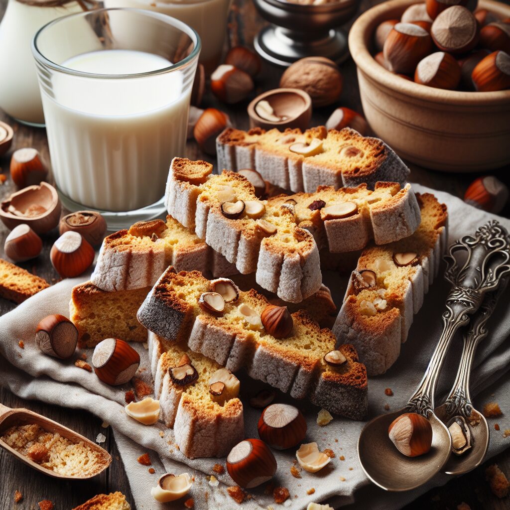 biscotti senza glutine alla farina di riso e nocciola per snack croccanti