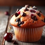 muffin senza glutine al cioccolato e ciliegie per colazioni golose e fruttate