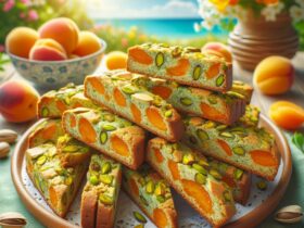 biscotti senza glutine al pistacchio e albicocca per snack estivi e nutrienti