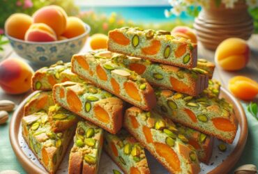 biscotti senza glutine al pistacchio e albicocca per snack estivi e nutrienti