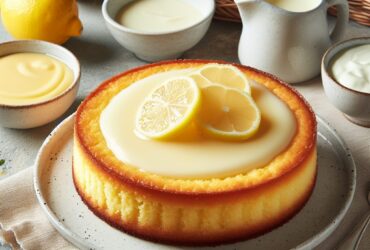 torta senza glutine al limone e crema pasticcera per un dolce delicato e cremoso