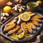 biscotti senza glutine al limone e zenzero per snack rinfrescanti