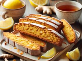 biscotti senza glutine al limone e zenzero per uno snack vivace