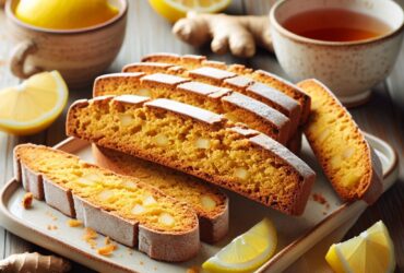 biscotti senza glutine al limone e zenzero per uno snack vivace