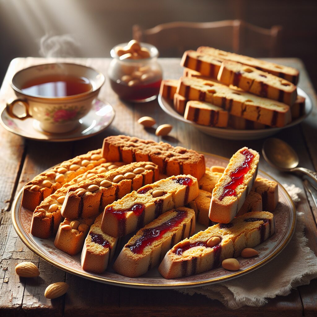 biscotti senza glutine al burro di arachidi e marmellata per uno snack nostalgico