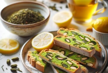 biscotti senza glutine al tè verde e limone per una merenda salutare e rinfrescante