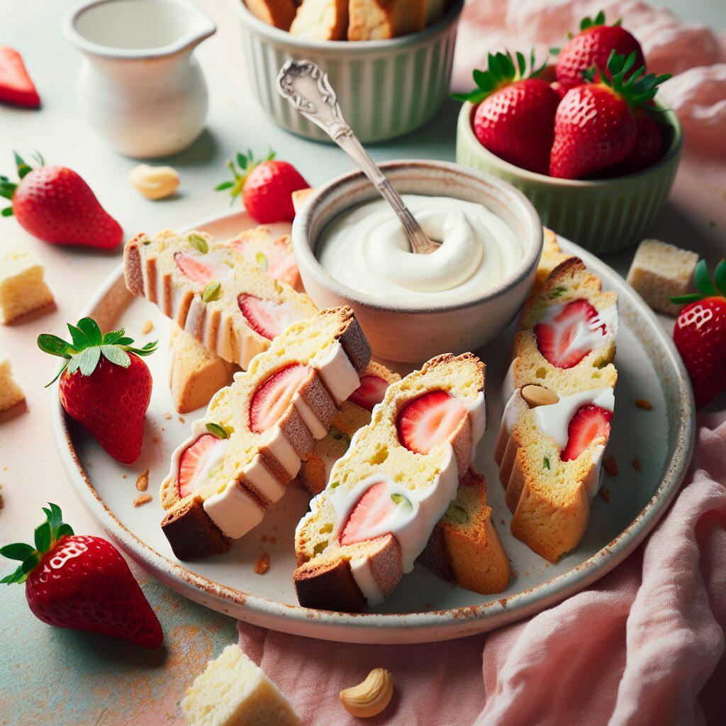 biscotti senza glutine alla vaniglia e fragola per merende primaverili