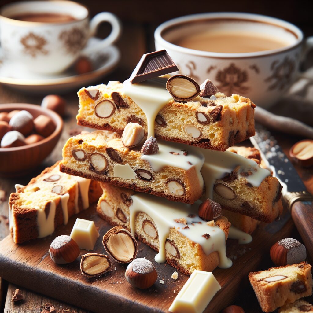 biscotti senza glutine alla nocciola e cioccolato bianco per dolci raffinati