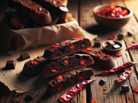 biscotti senza glutine al cioccolato e peperoncino per snack audaci