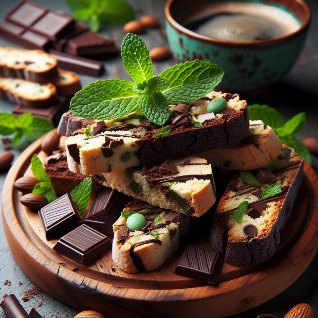 biscotti senza glutine al cioccolato e menta per merende rinfrescanti