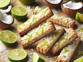 biscotti senza glutine al cocco e lime per snack esotici