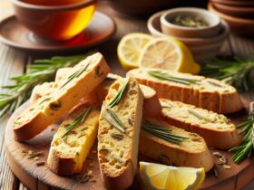 biscotti senza glutine al limone e rosmarino per uno snack aromatico e fresco